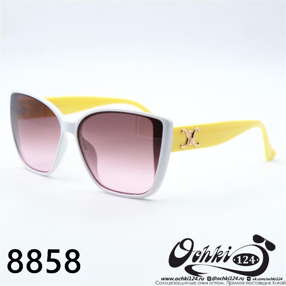  Солнцезащитные очки картинка 2023 Женские Лисички Aras 8858-C4 