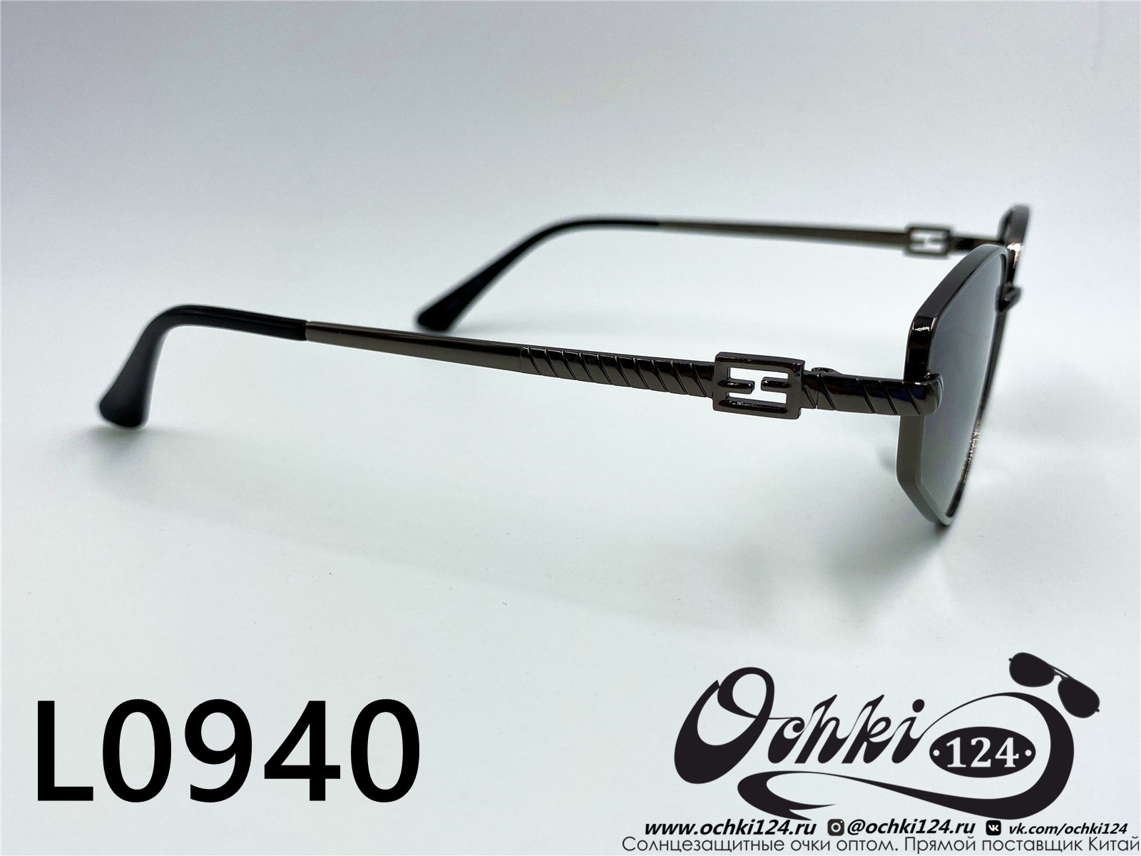 Солнцезащитные очки картинка 2022 Женские Лисички L0940-6 