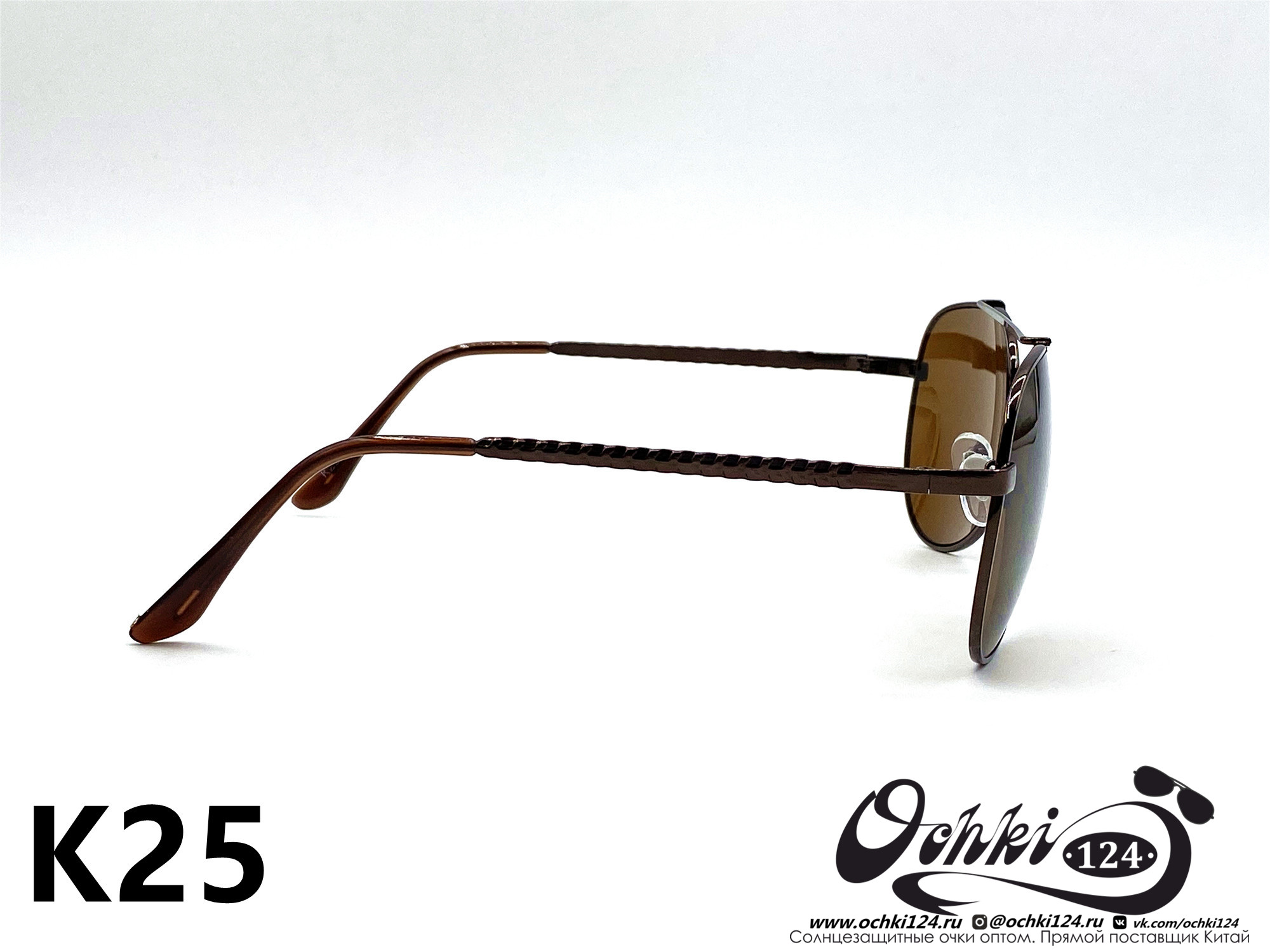  Солнцезащитные очки картинка 2022 Унисекс Авиаторы KaiFeng K25-2 