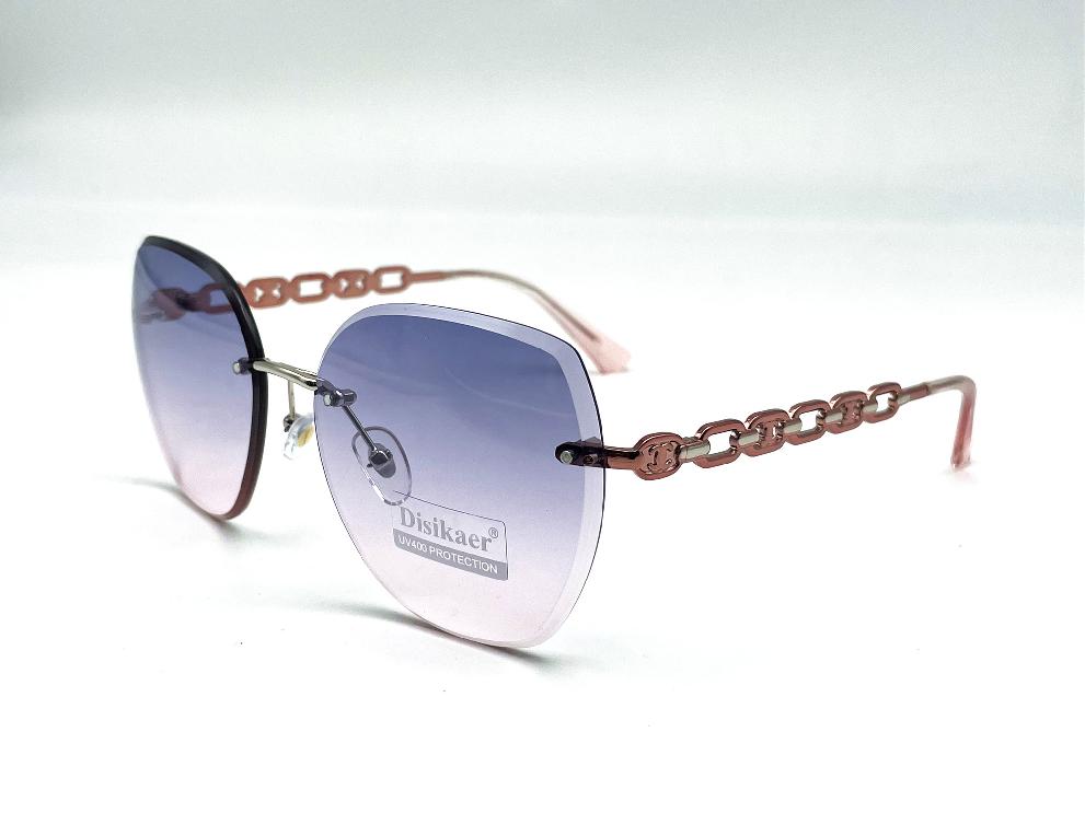  Солнцезащитные очки картинка Женские Disikaer  Прямоугольные 88391-C3-50 