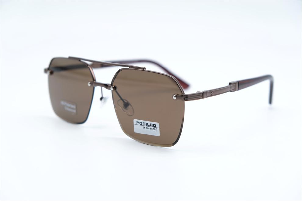  Солнцезащитные очки картинка 2026 Мужские Pomiled Polarized Геометрические формы 08285-12-32 