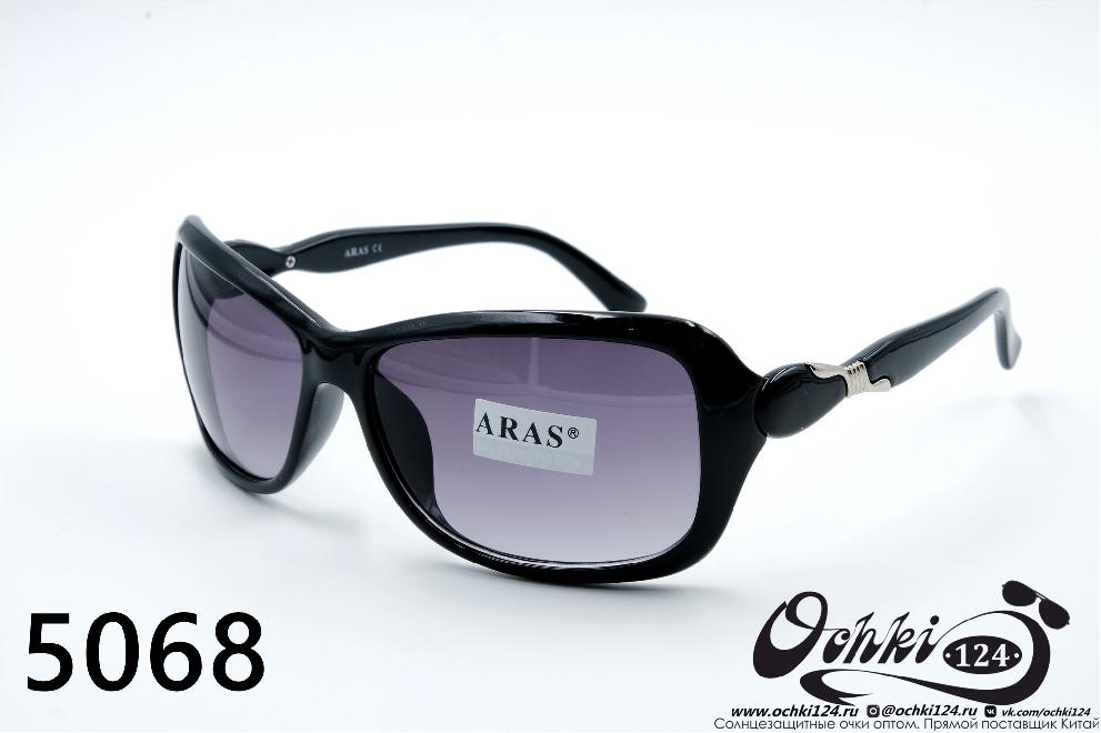  Солнцезащитные очки картинка 2022 Женские Лисички Aras 5068-1 