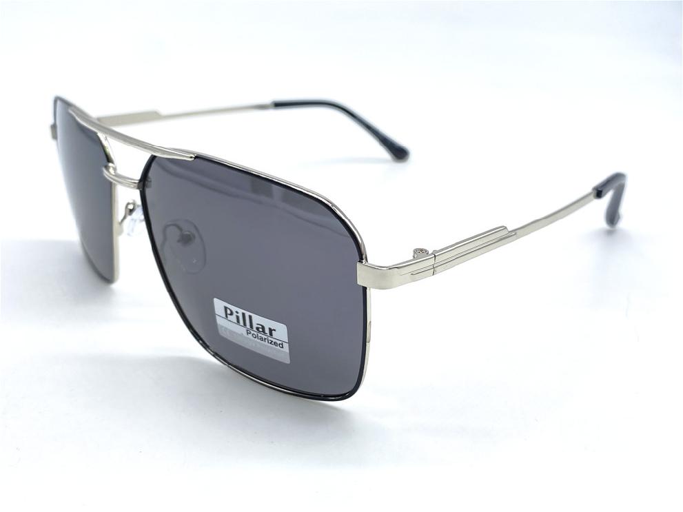  Солнцезащитные очки картинка 2026 Мужские Pillar Polarized Квадратные P6027-C5 