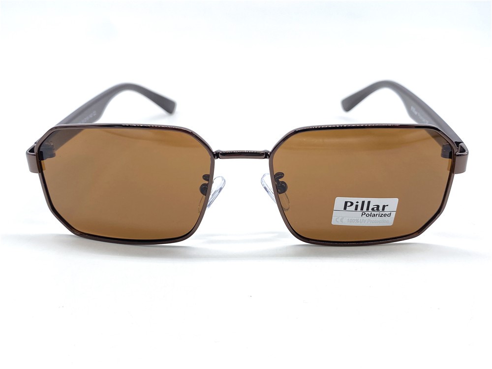  Солнцезащитные очки картинка 2026 Мужские Pillar Polarized Квадратные P6022-C2 