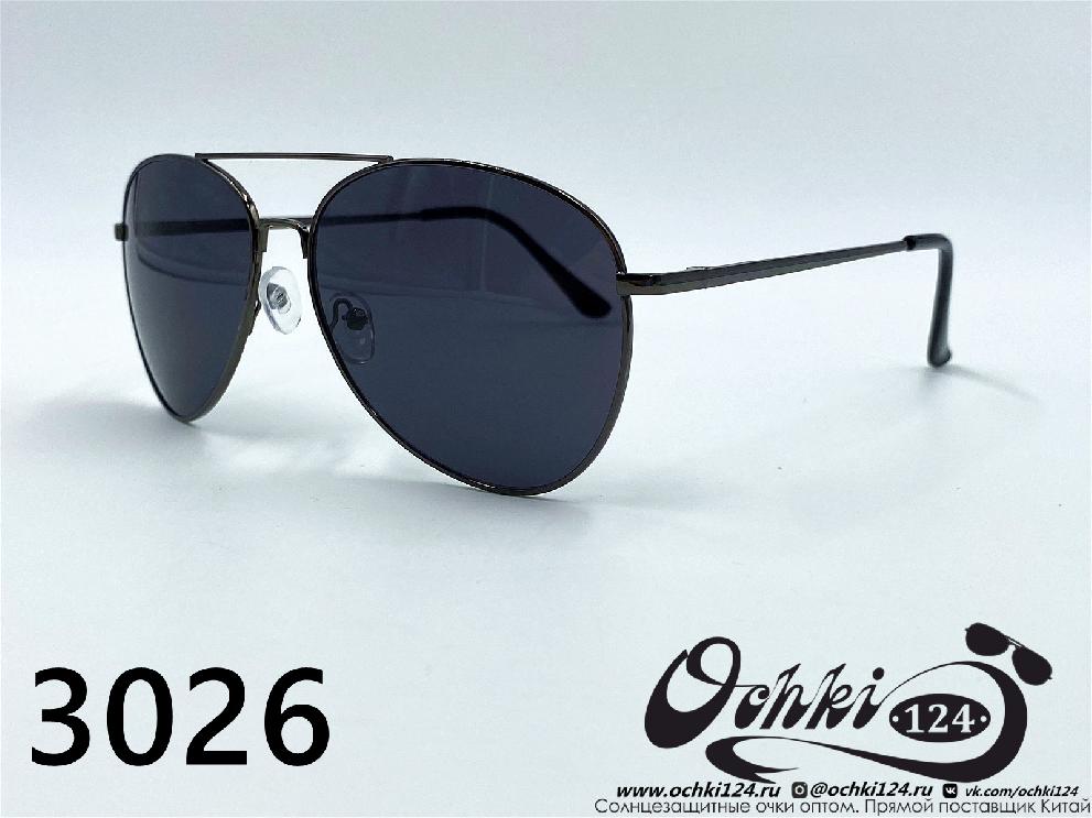  Солнцезащитные очки картинка 2022 Мужские Авиаторы KaiFeng 3026-3 