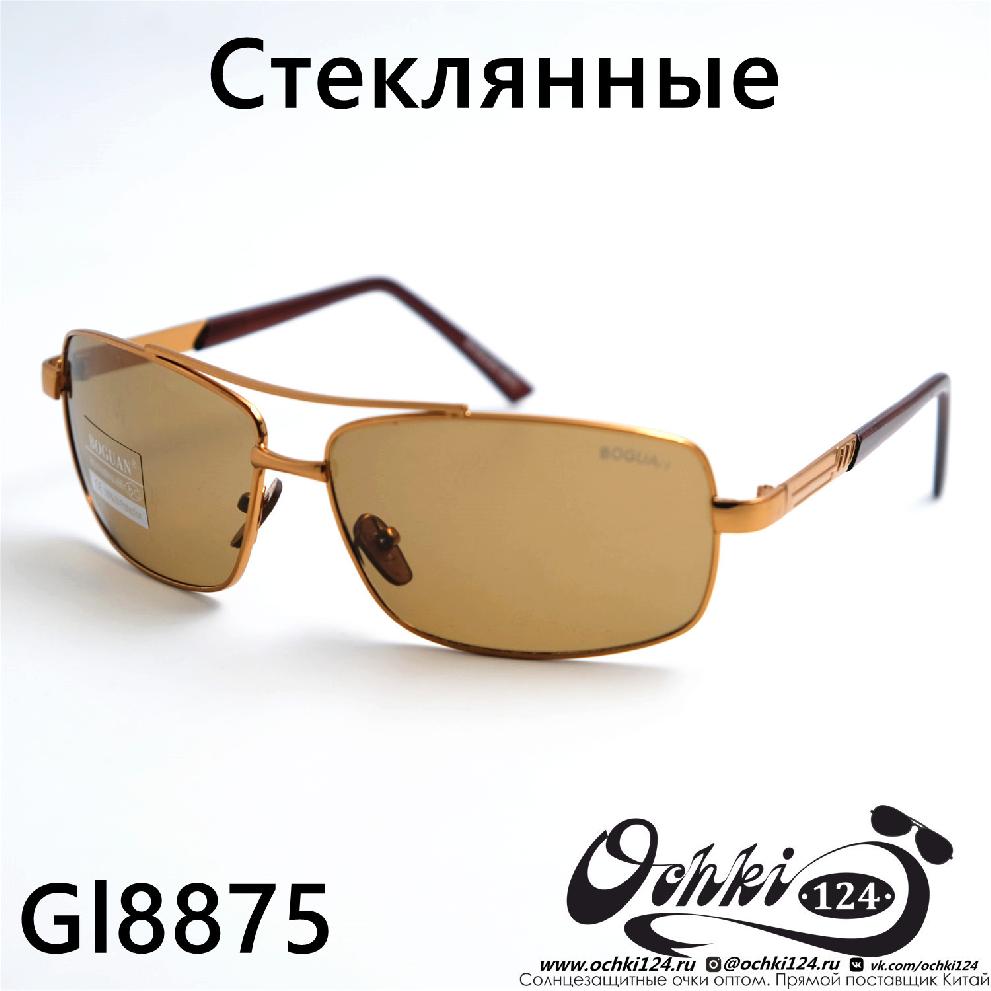  Солнцезащитные очки картинка 2023 Мужские Квадратные Boguan 8875-C2 