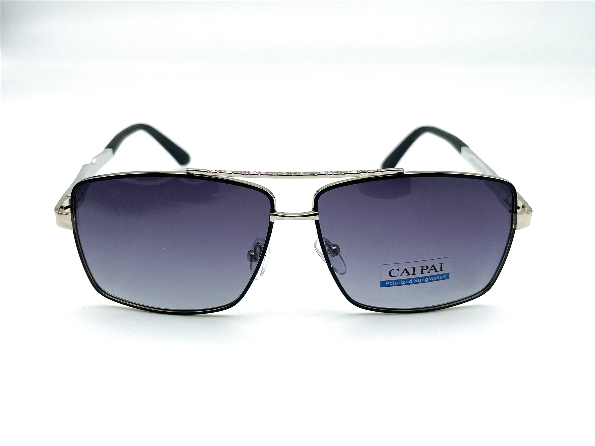  Солнцезащитные очки картинка Мужские Caipai Polarized Квадратные P4008-С4 