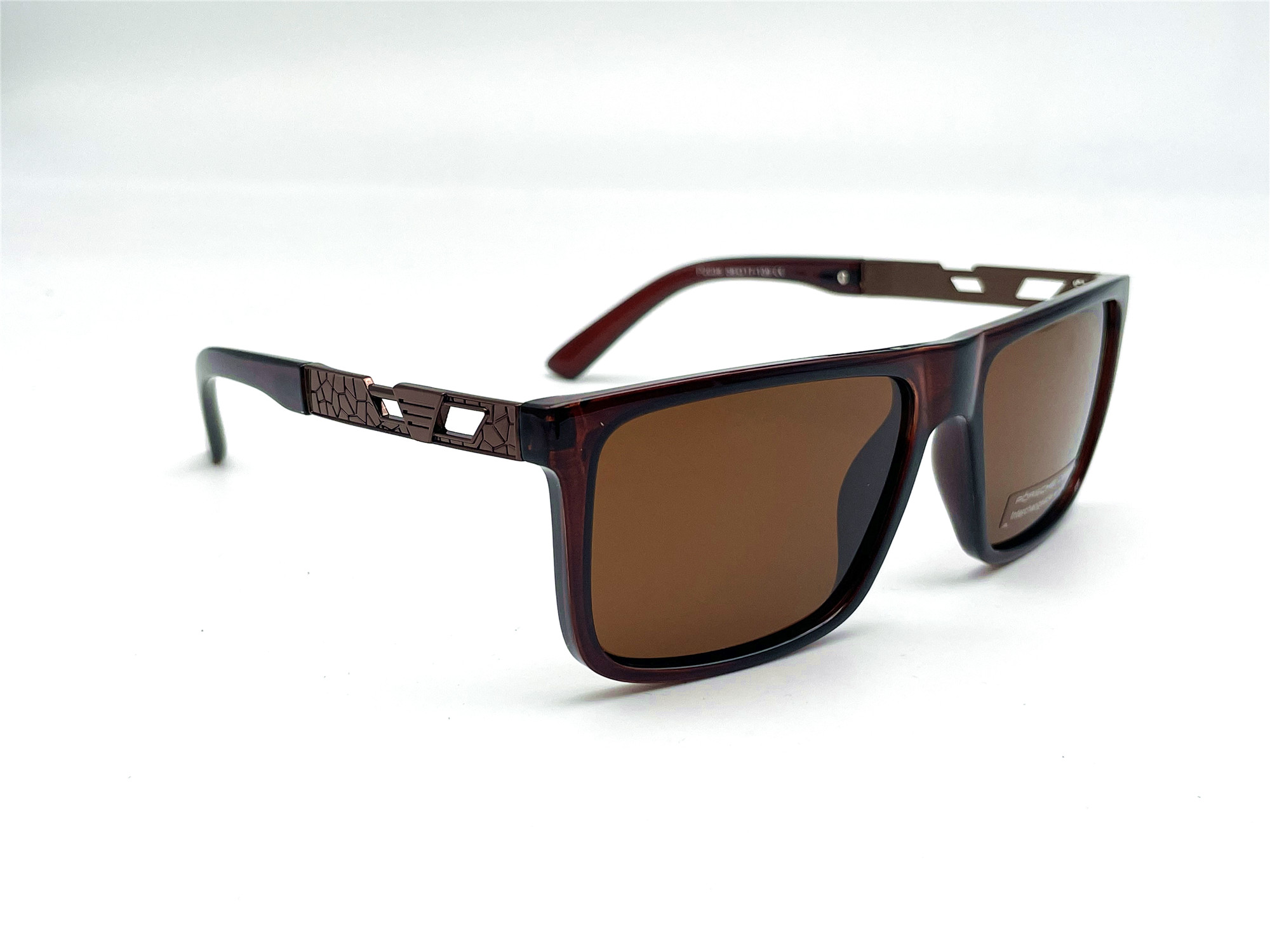 Солнцезащитные очки картинка  Мужские Брендовые Polarized Квадратные P2038-C3 