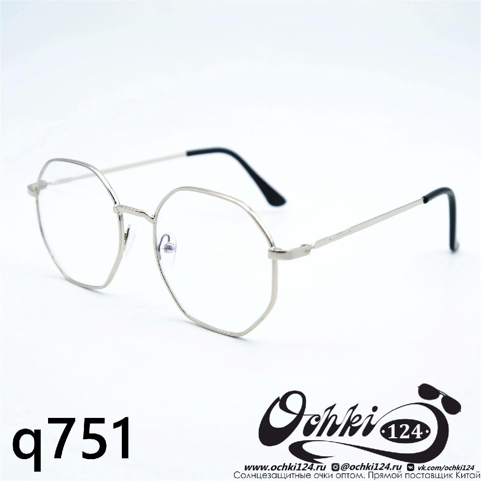  Солнцезащитные очки картинка Женские 2023  Квадратные q751-C3 