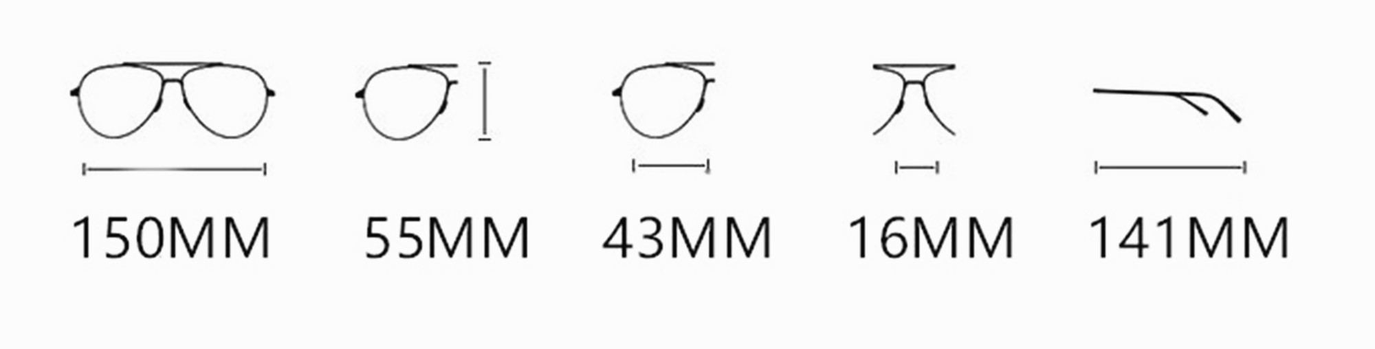  Солнцезащитные очки картинка  Мужские Брендовые Polarized Авиаторы P2514-C3 