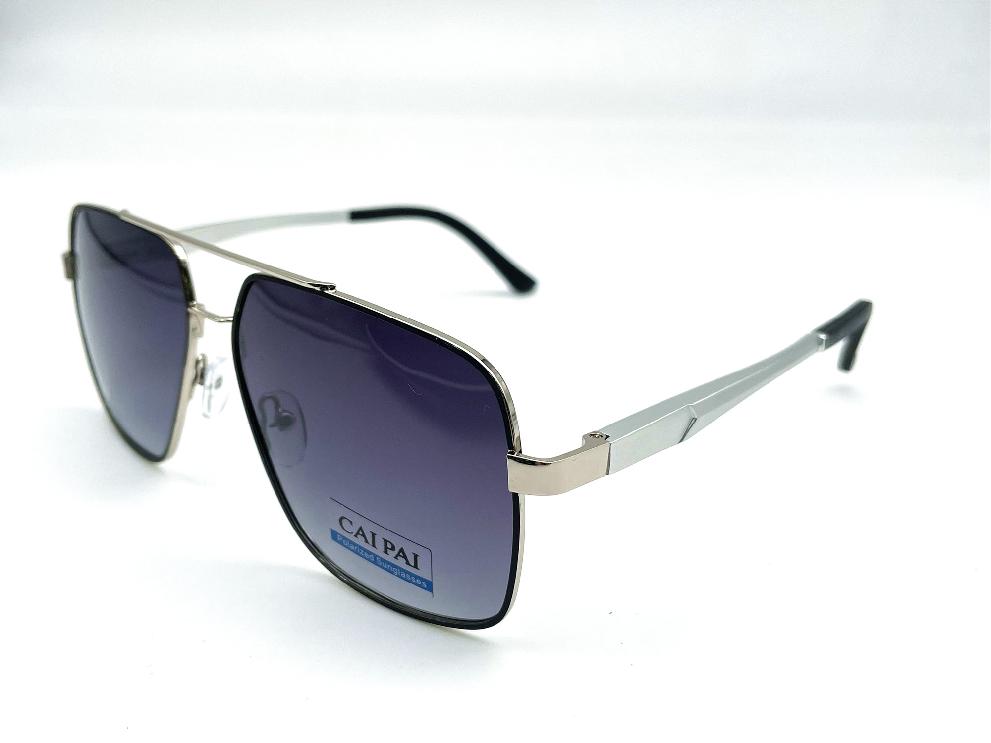  Солнцезащитные очки картинка Мужские Caipai Polarized Квадратные P4009-С4 