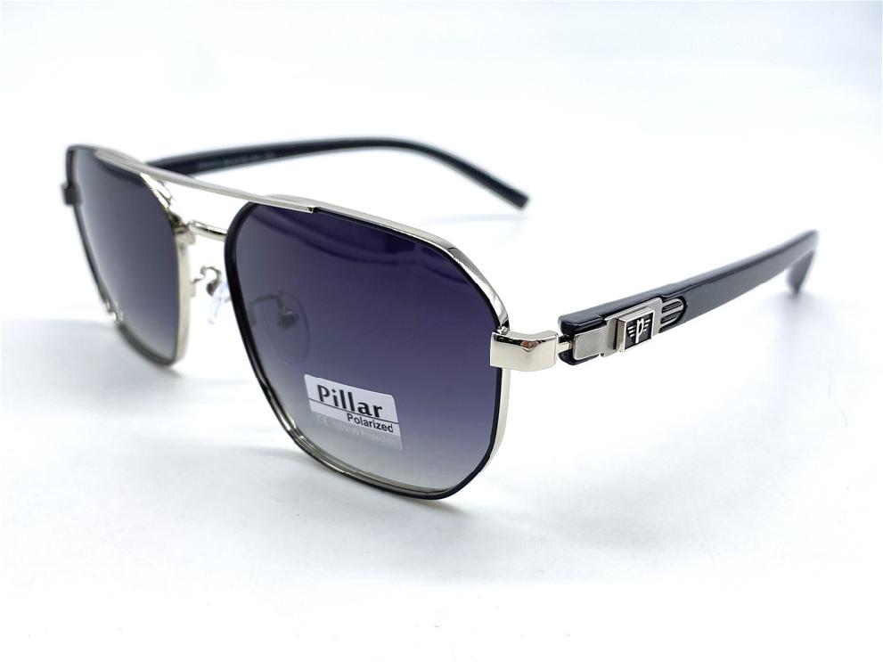  Солнцезащитные очки картинка 2026 Мужские Pillar Polarized Геометрические формы P6033-C4 