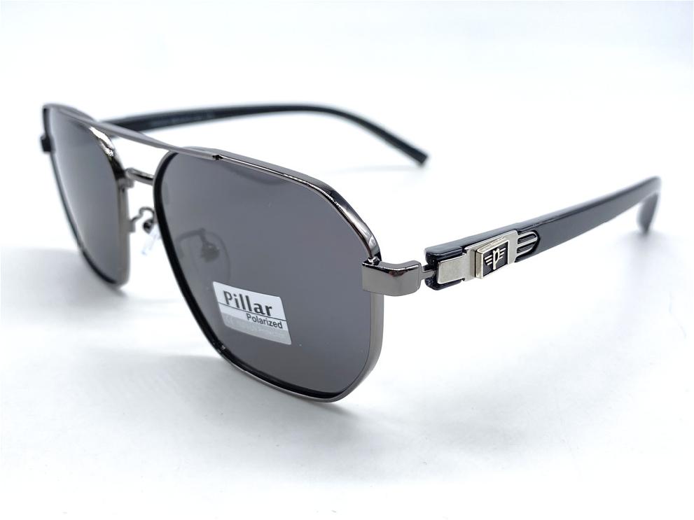  Солнцезащитные очки картинка 2026 Мужские Pillar Polarized Геометрические формы P6033-C3 