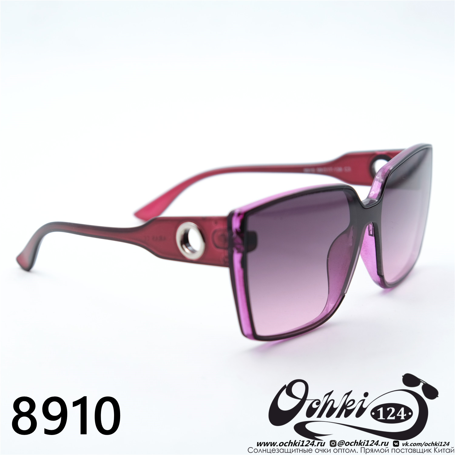  Солнцезащитные очки картинка 2023 Женские Лисички Aras 8910-C3 