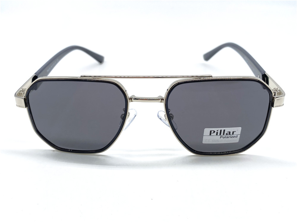  Солнцезащитные очки картинка 2026 Мужские Pillar Polarized Квадратные P6028-C5 