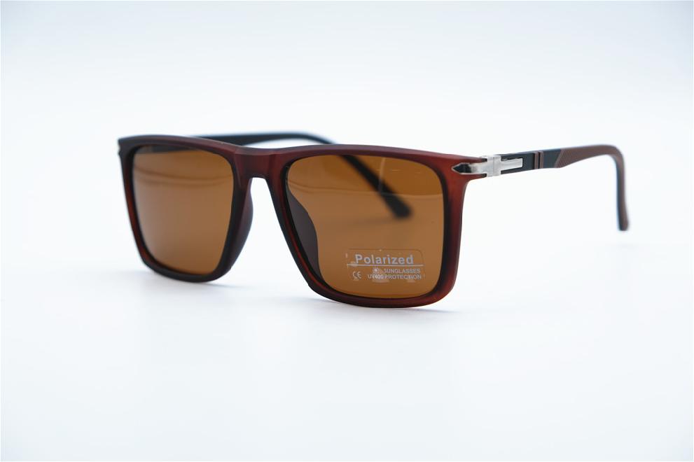  Солнцезащитные очки картинка 2026 Мужские Брендовые Polarized Квадратные P1239-C3 