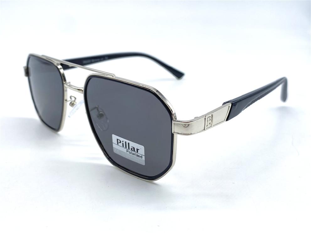  Солнцезащитные очки картинка 2026 Мужские Pillar Polarized Квадратные P6028-C5 