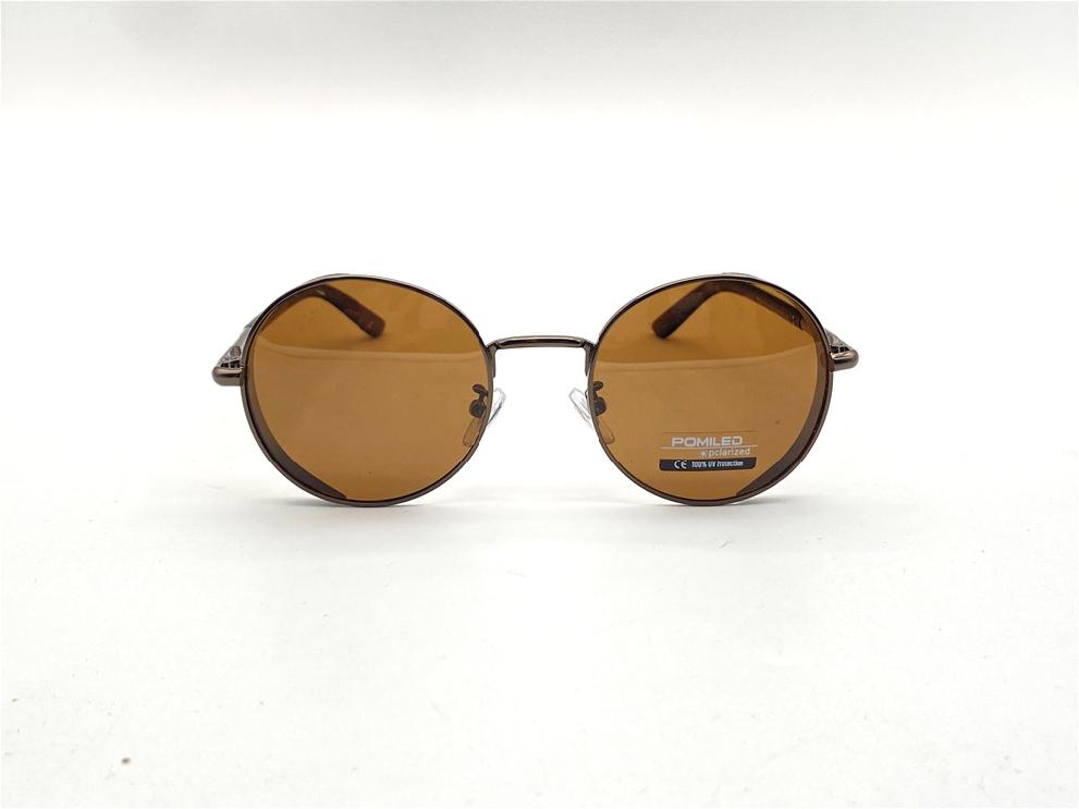  Солнцезащитные очки картинка 2025 Мужские Pomiled Polarized Круглые 08152-С12-32 