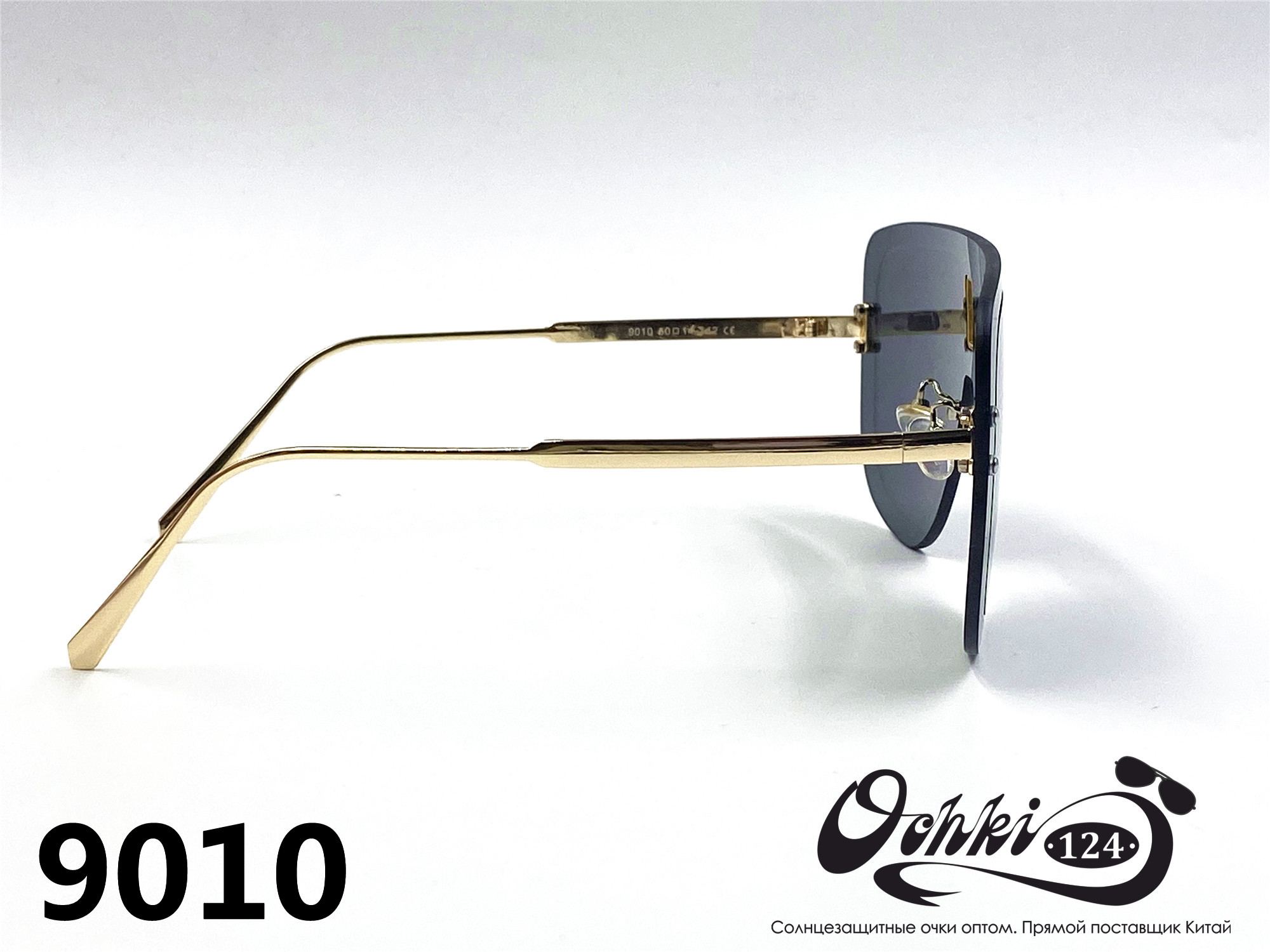  Солнцезащитные очки картинка 2022 Женские Пластик Авиаторы Caipai 9010-1 