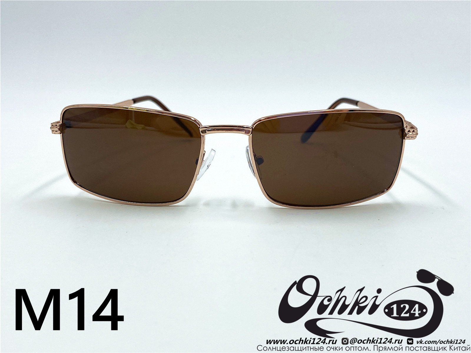  Солнцезащитные очки картинка 2022 Мужские Узкие и длинные KaiFeng M14-4 