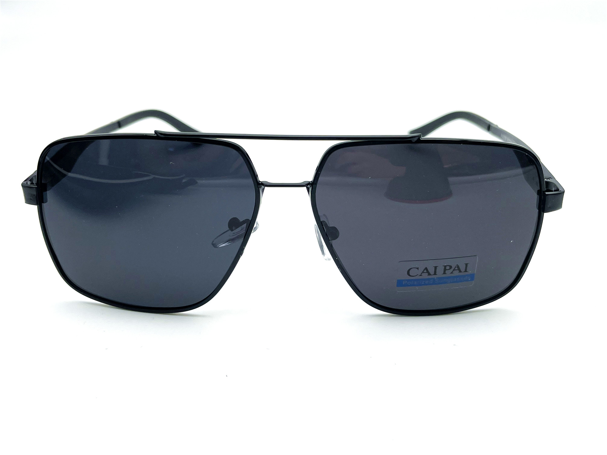  Солнцезащитные очки картинка Мужские Caipai Polarized Квадратные P4009-С1 