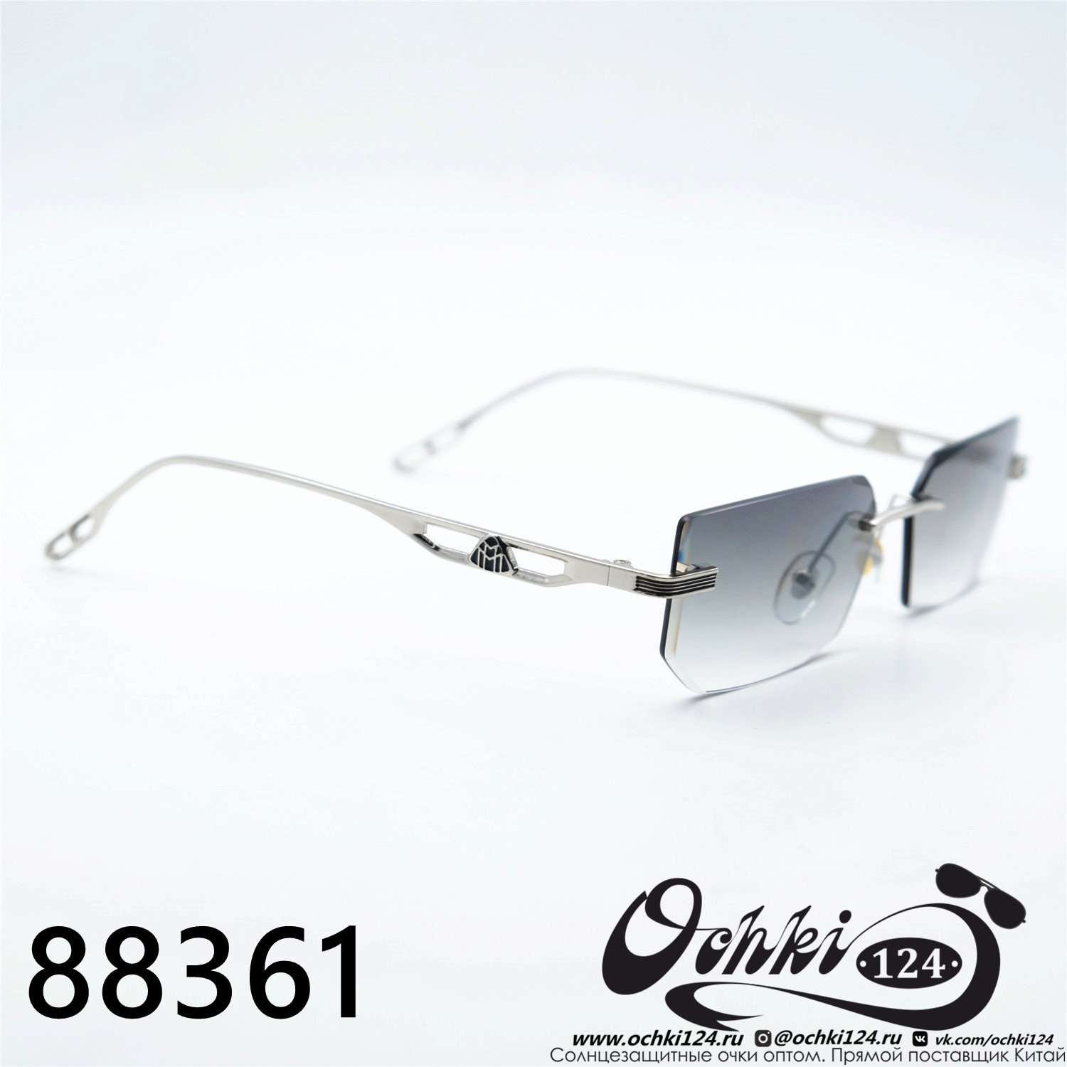  Солнцезащитные очки картинка 2023 Женские Узкие и длиные Disikaer 88361-C3-52 