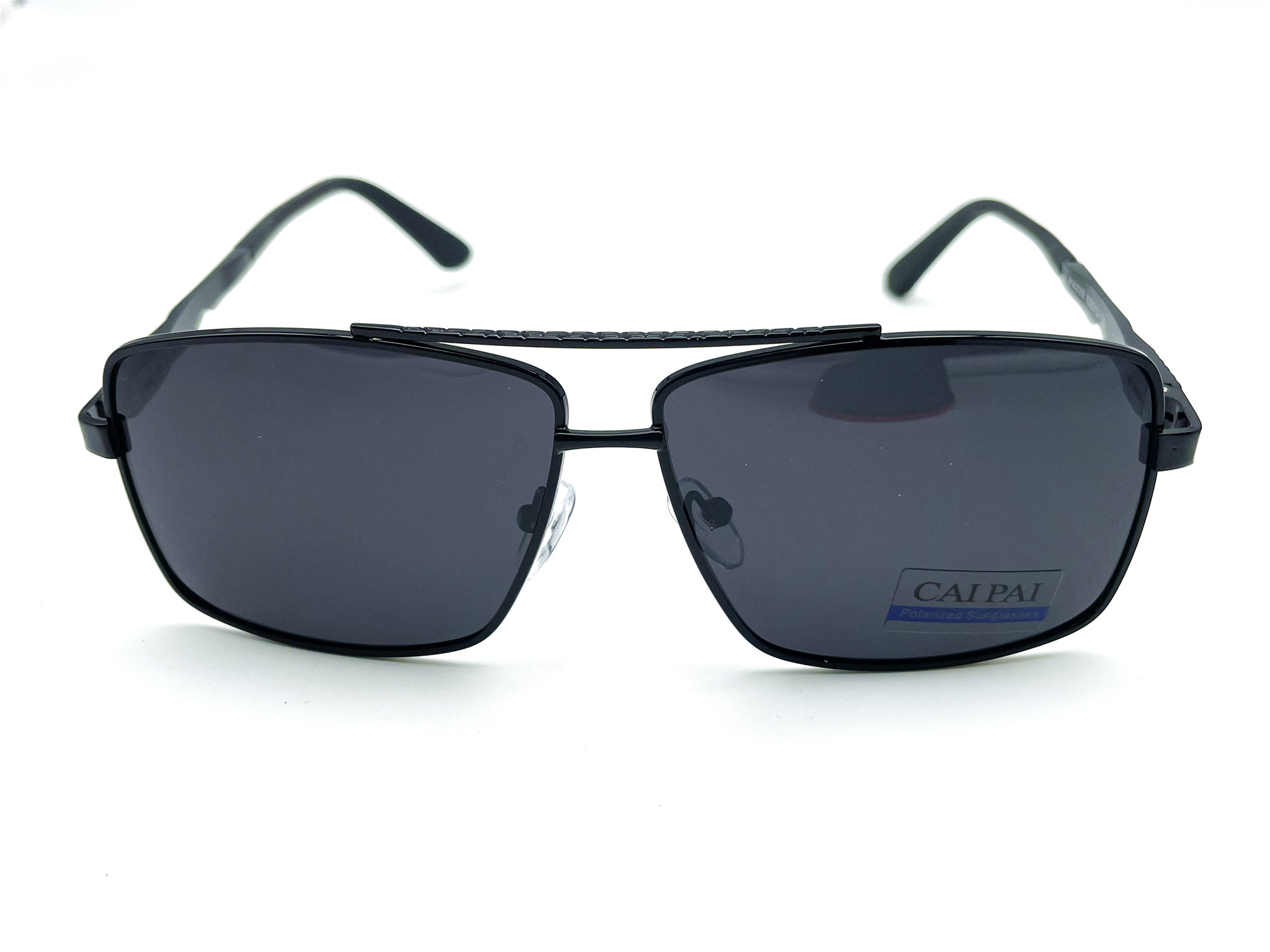  Солнцезащитные очки картинка Мужские Caipai Polarized Квадратные P4008-С1 