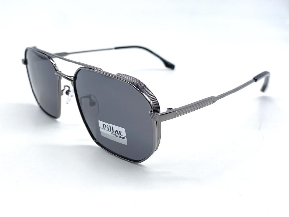  Солнцезащитные очки картинка 2026 Мужские Pillar Polarized Геометрические формы P6031-C3 