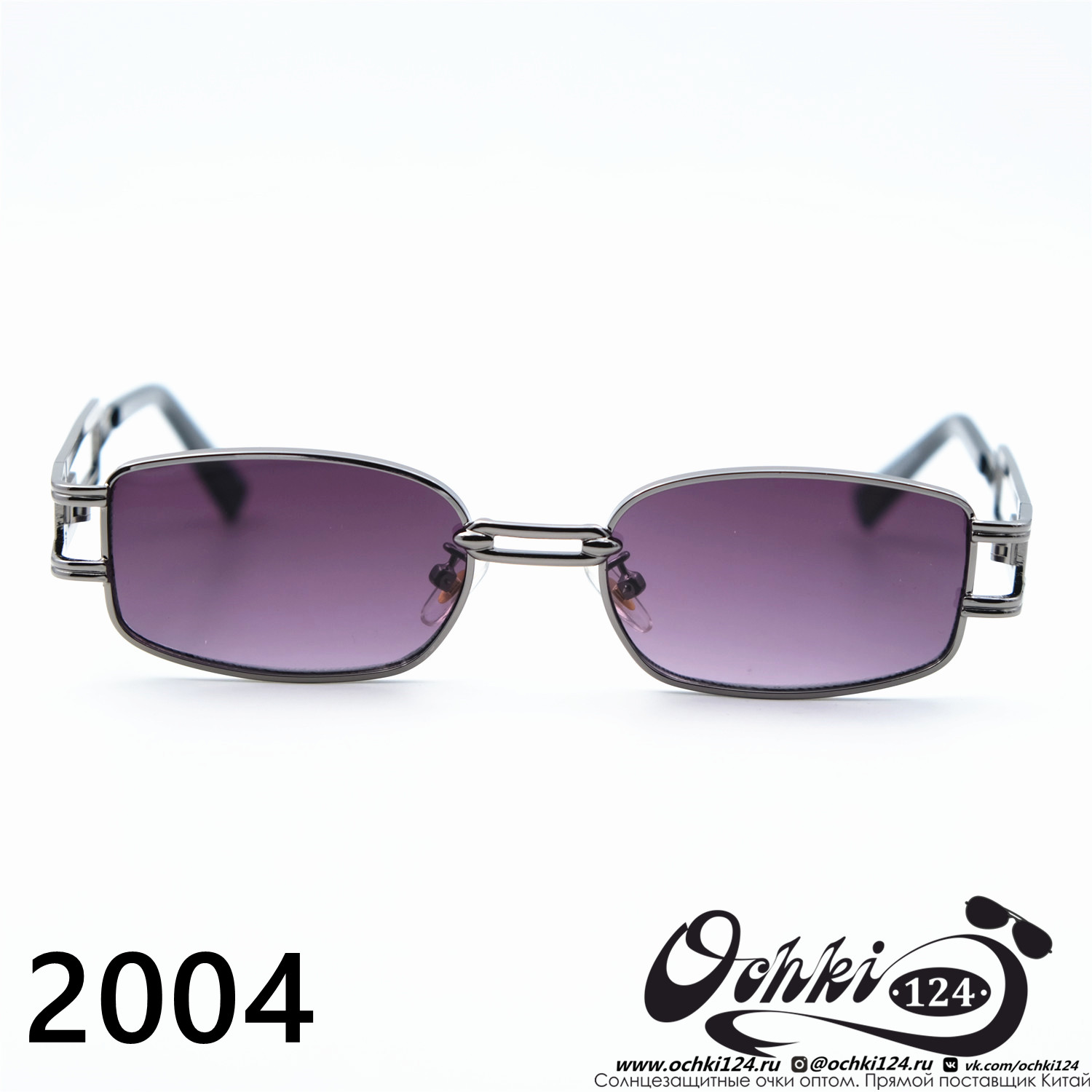  Солнцезащитные очки картинка Женские 2023  Узкие и длинные 2004-C4 