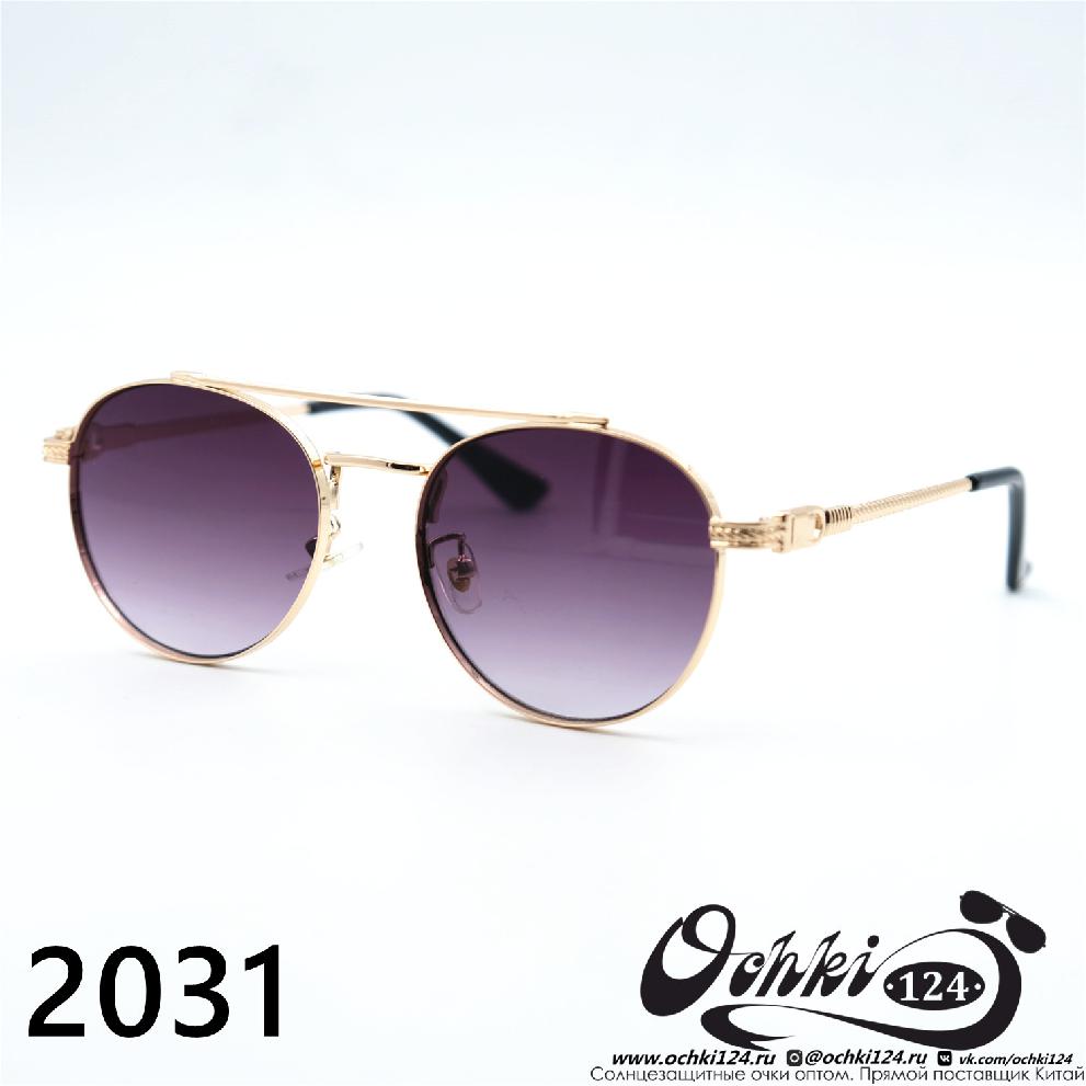  Солнцезащитные очки картинка 2023 Женские Круглые 2023 2031-C4 