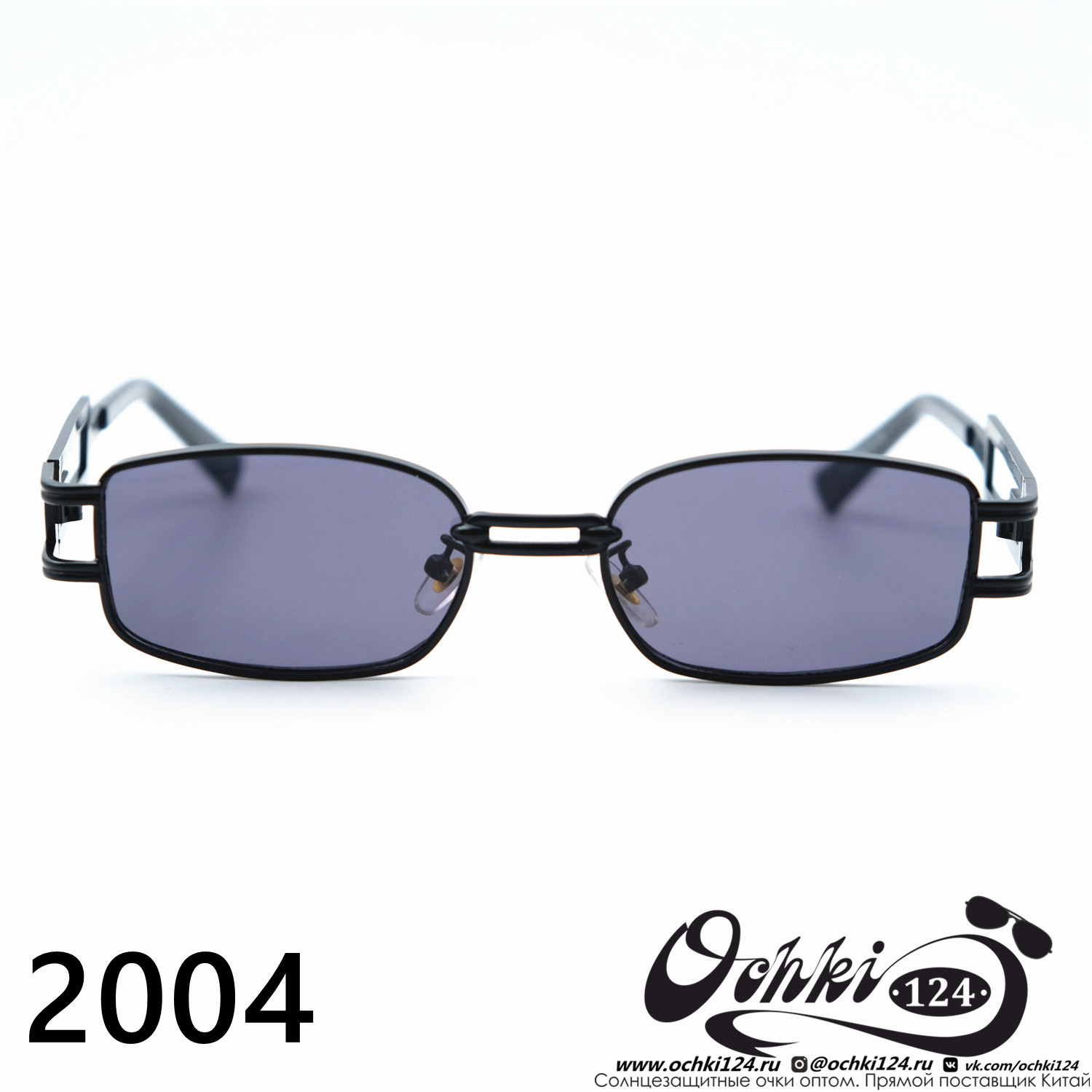 Солнцезащитные очки картинка Женские 2023  Узкие и длинные 2004-C1 