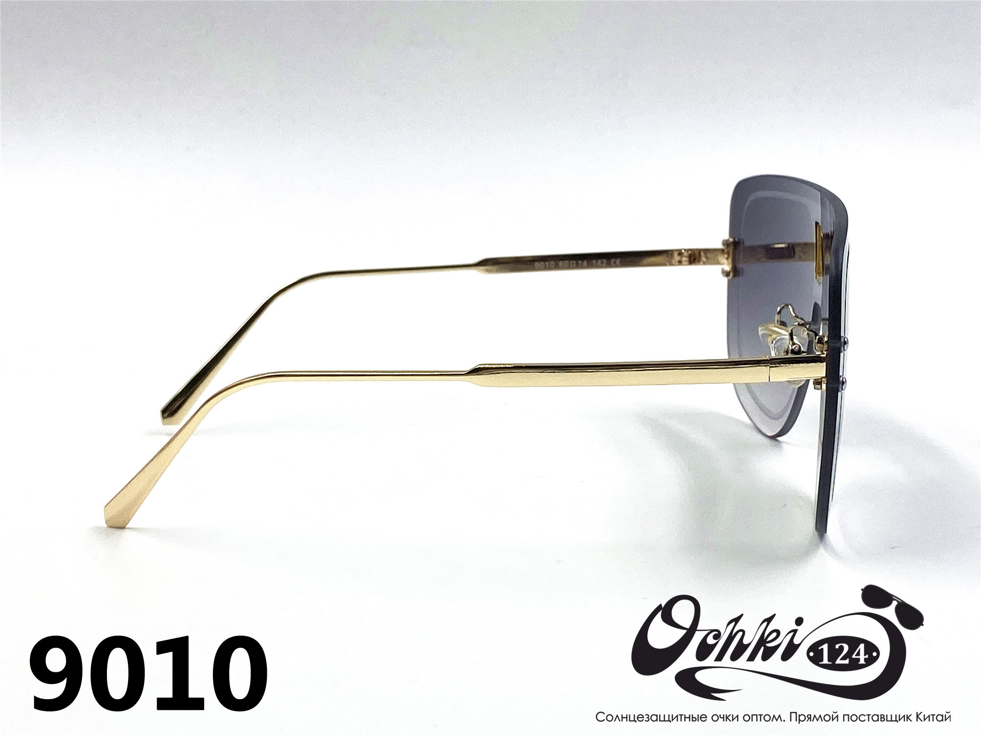  Солнцезащитные очки картинка 2022 Женские Пластик Авиаторы Caipai 9010-3 