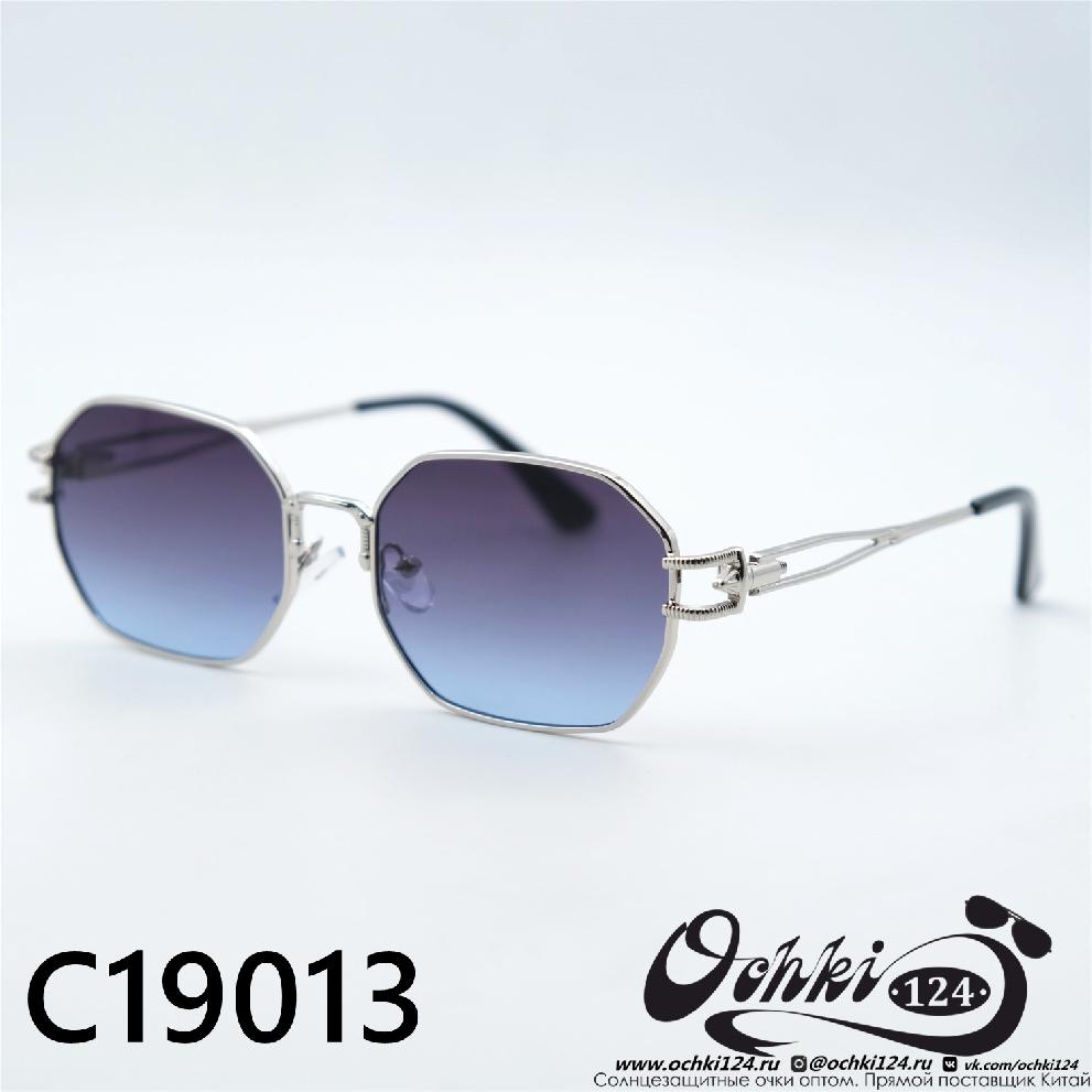  Солнцезащитные очки картинка 2023 Женские Геометрические формы Брендовые C19013-C4 