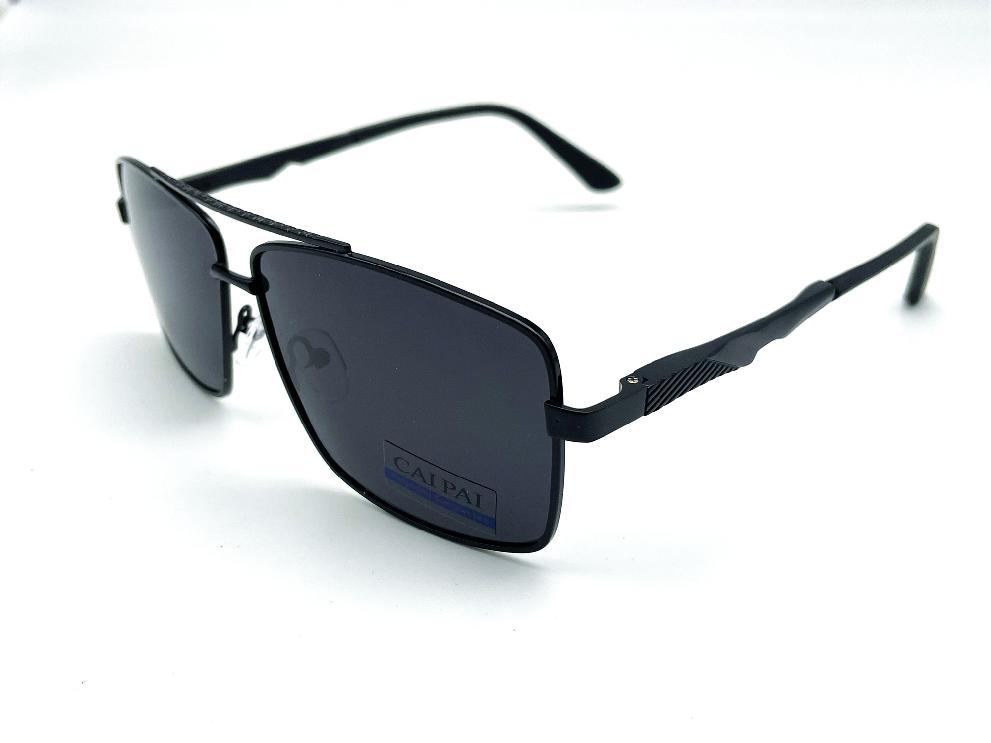  Солнцезащитные очки картинка Мужские Caipai Polarized Квадратные P4008-С1 