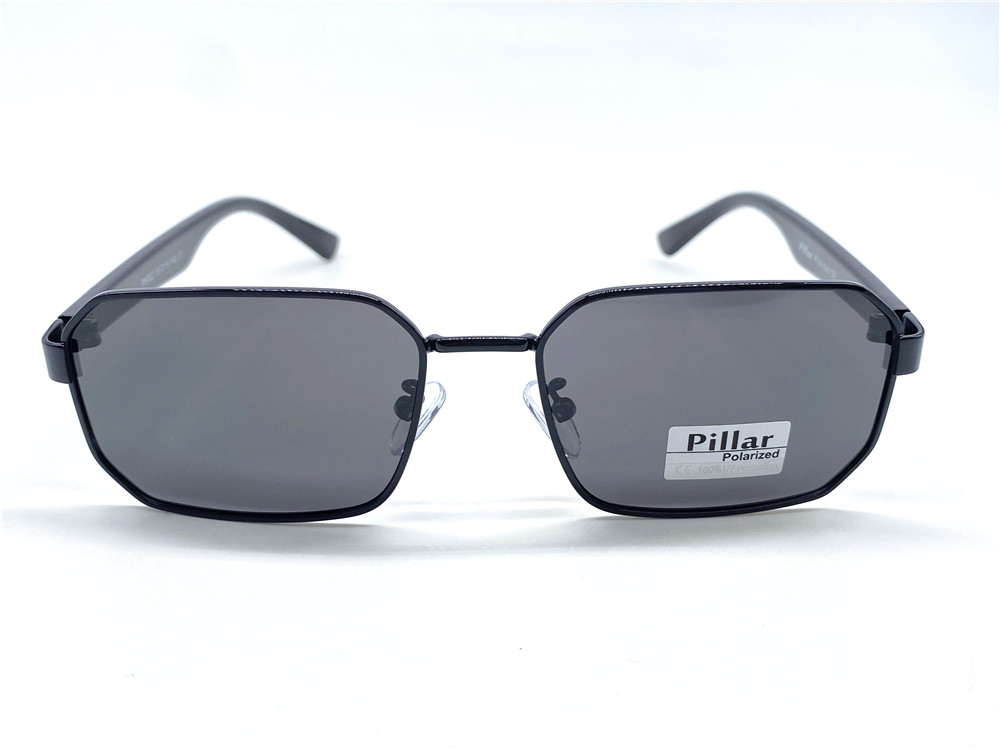  Солнцезащитные очки картинка 2026 Мужские Pillar Polarized Квадратные P6022-C1 