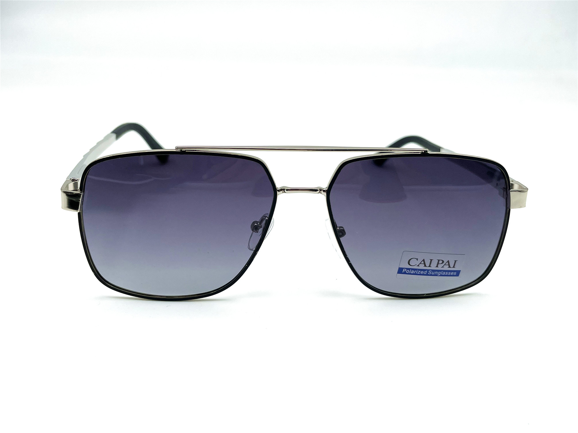  Солнцезащитные очки картинка Мужские Caipai Polarized Квадратные P4002-С3 