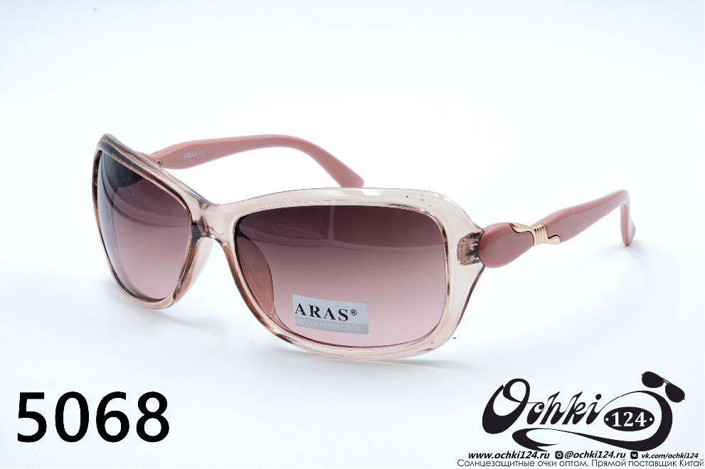  Солнцезащитные очки картинка 2022 Женские Лисички Aras 5068-4 
