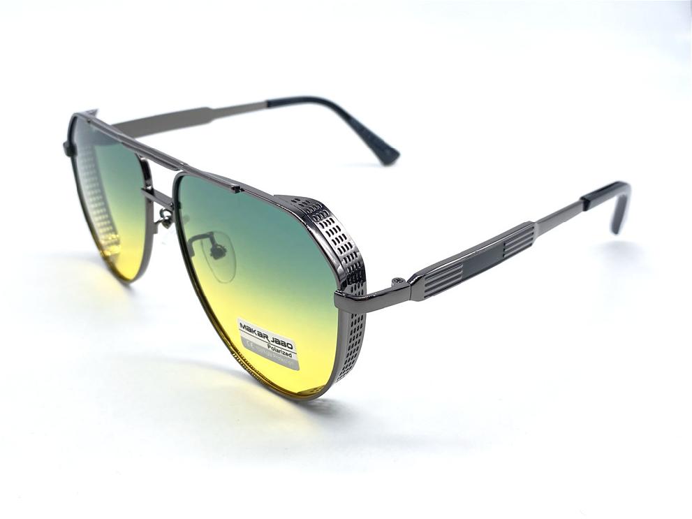  Солнцезащитные очки картинка 2026 Мужские Makar Jabo Polarized Авиаторы P9006-C2-34 