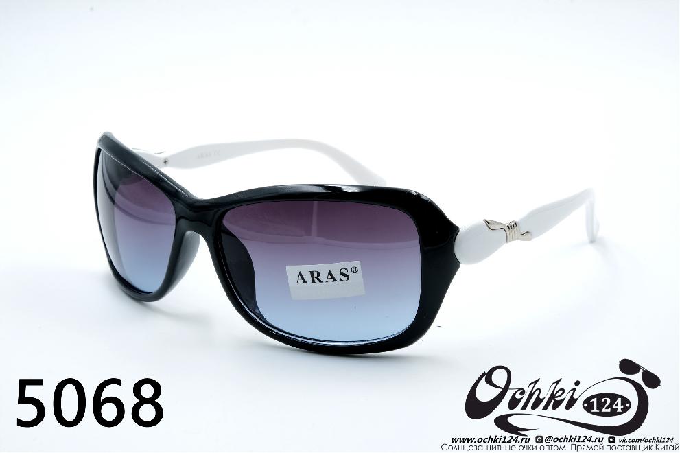  Солнцезащитные очки картинка 2022 Женские Лисички Aras 5068-5 