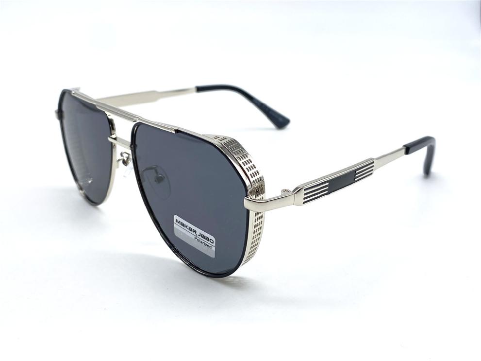  Солнцезащитные очки картинка 2026 Мужские Makar Jabo Polarized Авиаторы P9006-C3-08 
