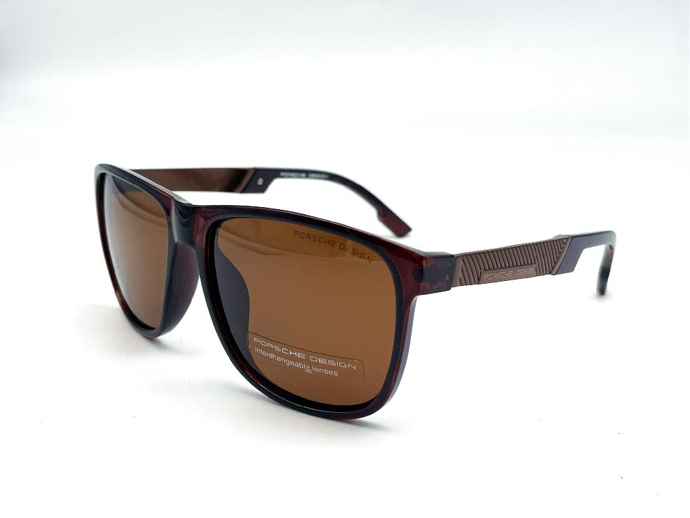  Солнцезащитные очки картинка  Мужские Брендовые Polarized Квадратные P2040-C3 