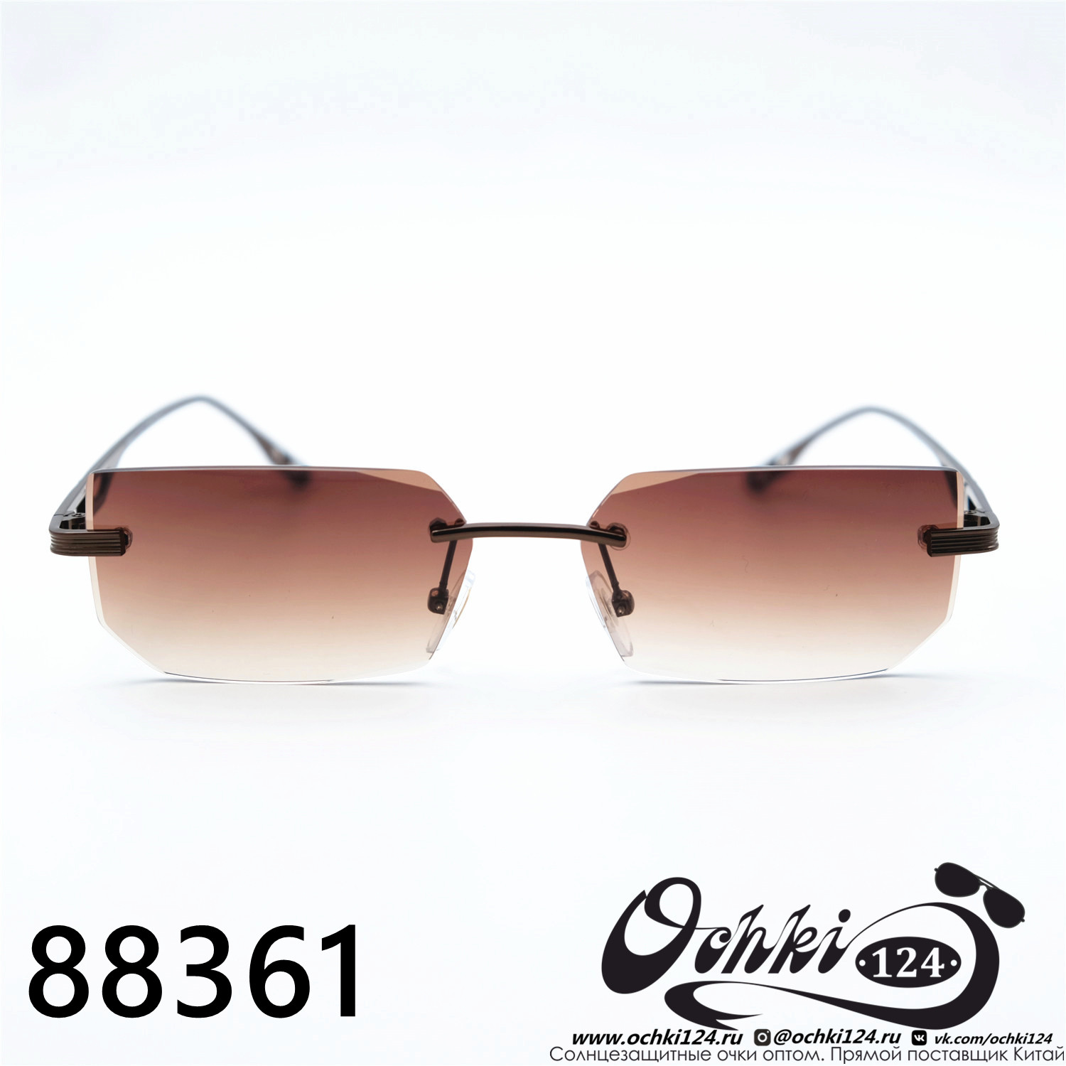  Солнцезащитные очки картинка 2023 Женские Узкие и длиные Disikaer 88361-C10-02 