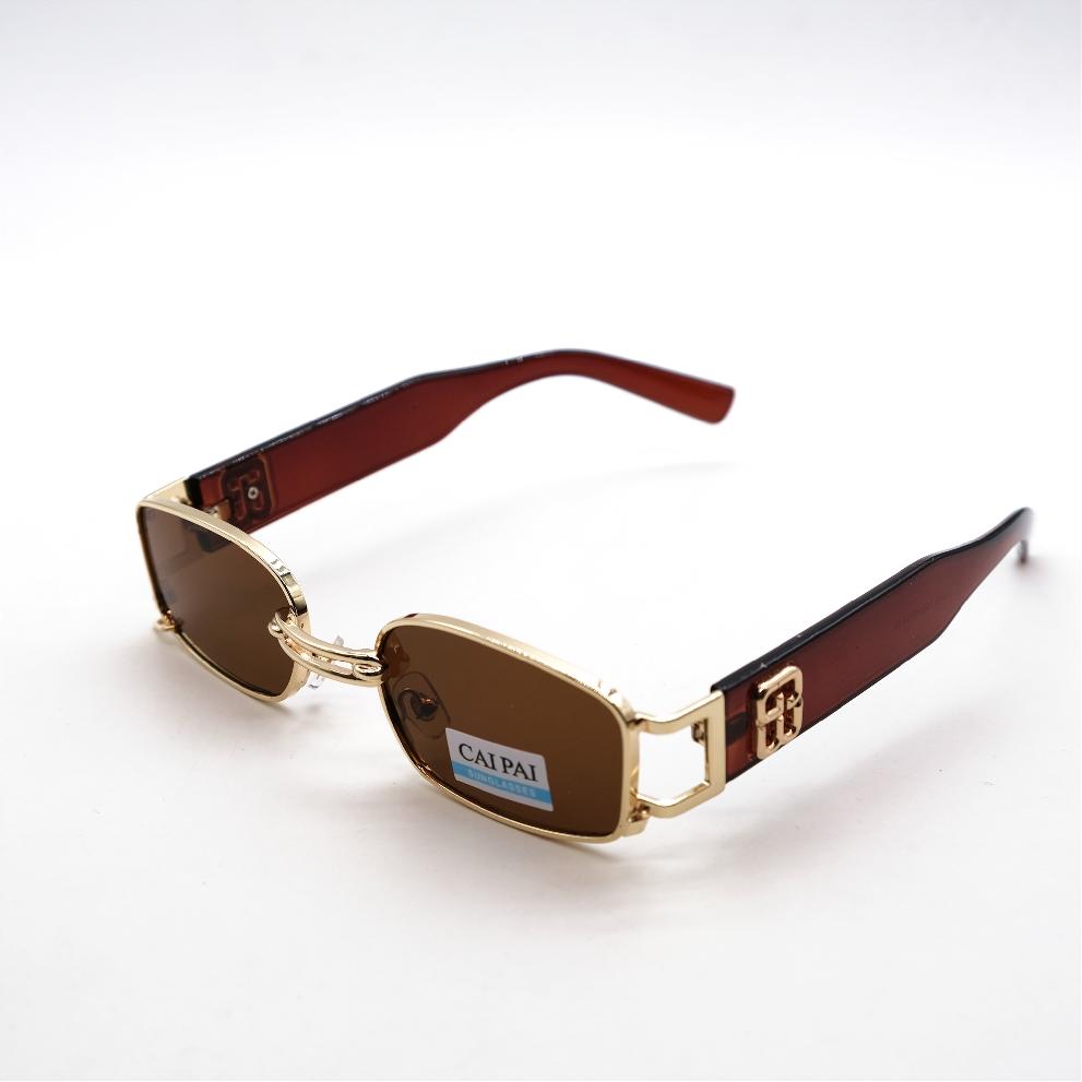  Солнцезащитные очки картинка Женские Caipai  Квадратные 8032-C3 