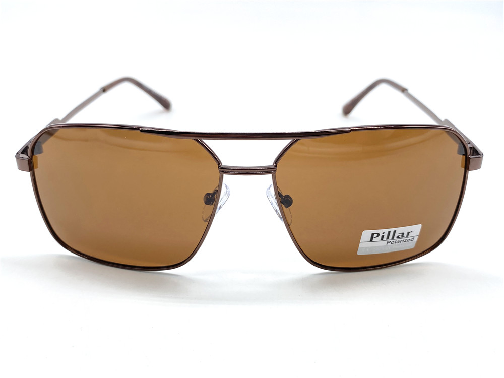  Солнцезащитные очки картинка 2026 Мужские Pillar Polarized Квадратные P6027-C2 