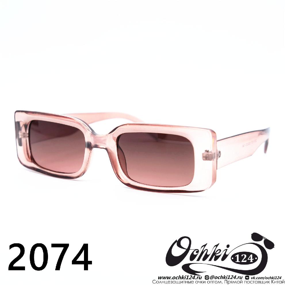  Солнцезащитные очки картинка  Женские Barletta  Прямоугольные 2074-C7 