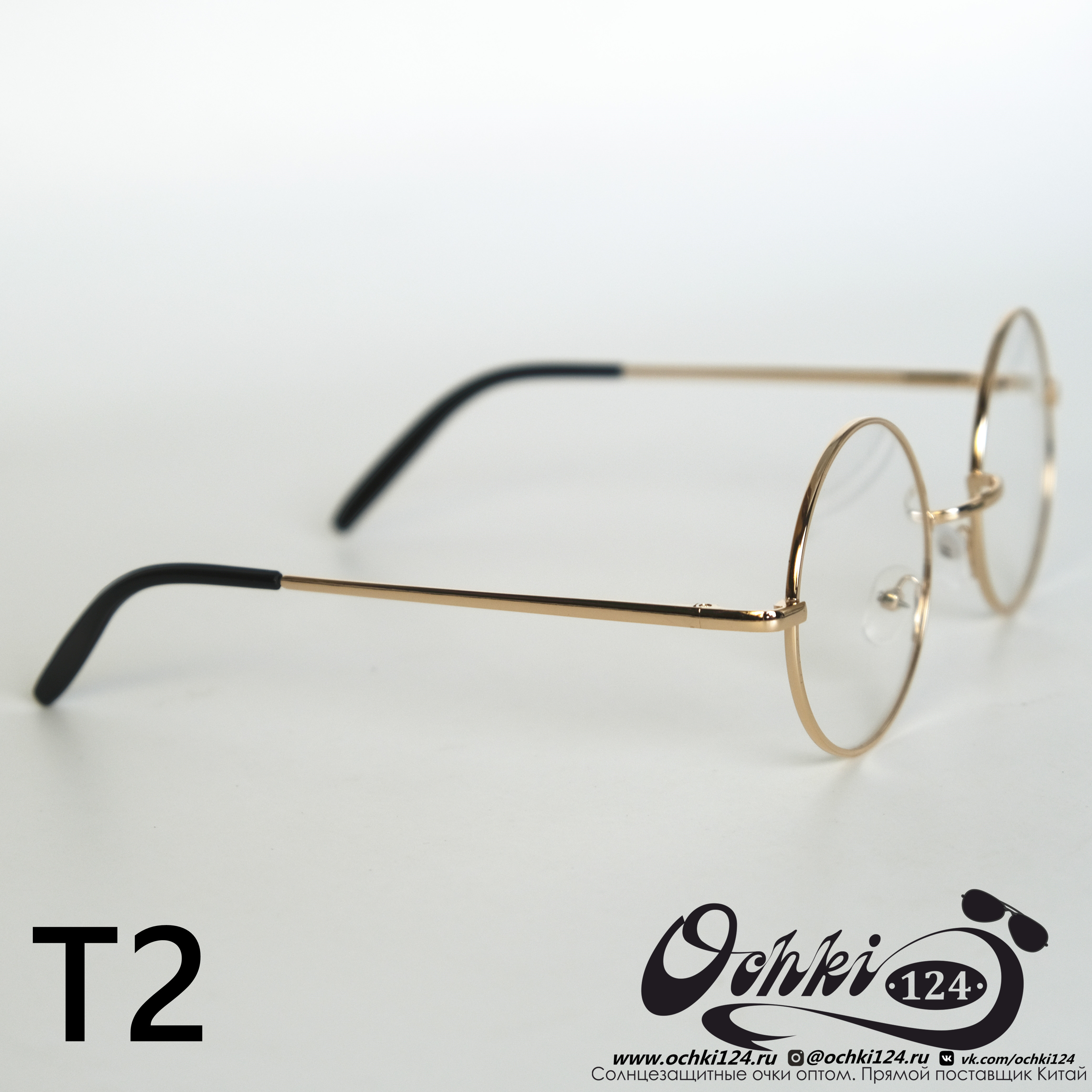  Солнцезащитные очки картинка 2022 Унисекс Круглые KaiFeng T2-C17 