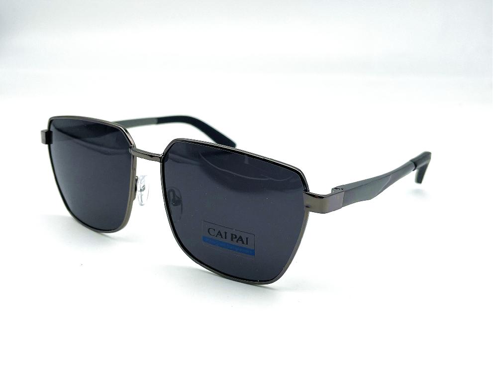  Солнцезащитные очки картинка Мужские Caipai Polarized Квадратные P4006-С2 
