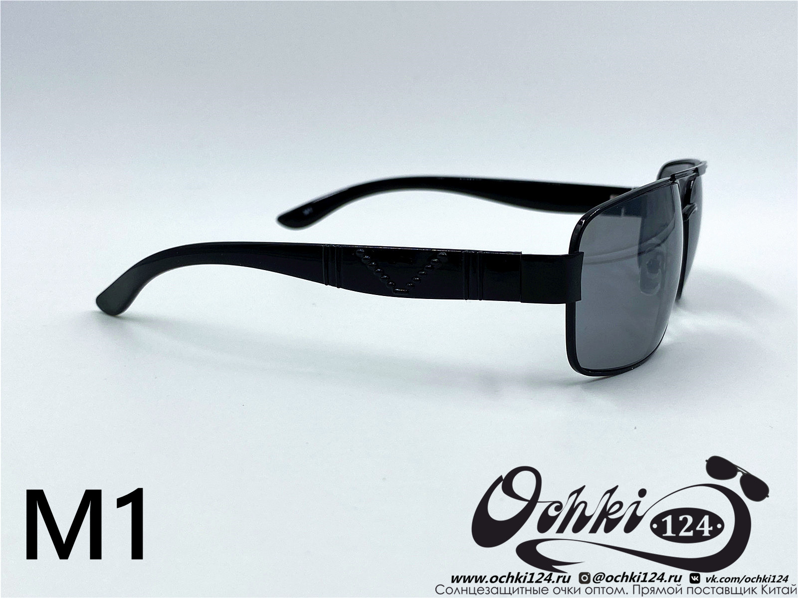  Солнцезащитные очки картинка 2022 Мужские Узкие и длинные KaiFeng M1-1 