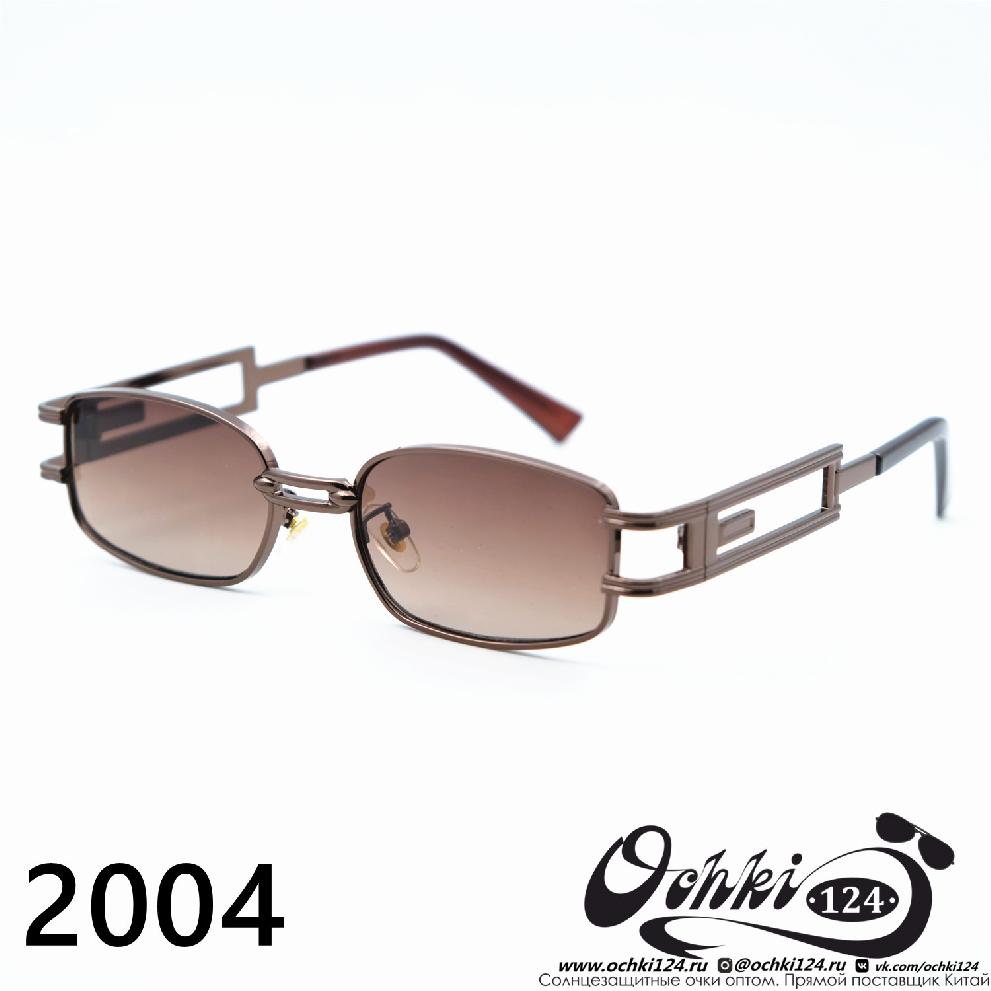  Солнцезащитные очки картинка Женские 2023  Узкие и длинные 2004-C2 