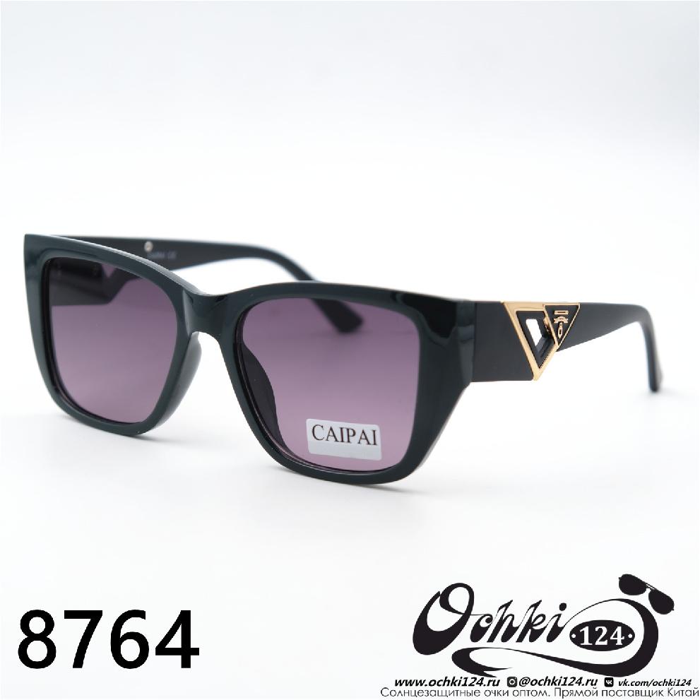  Солнцезащитные очки картинка 2023 Женские Лисички Caipai 8764-C5 